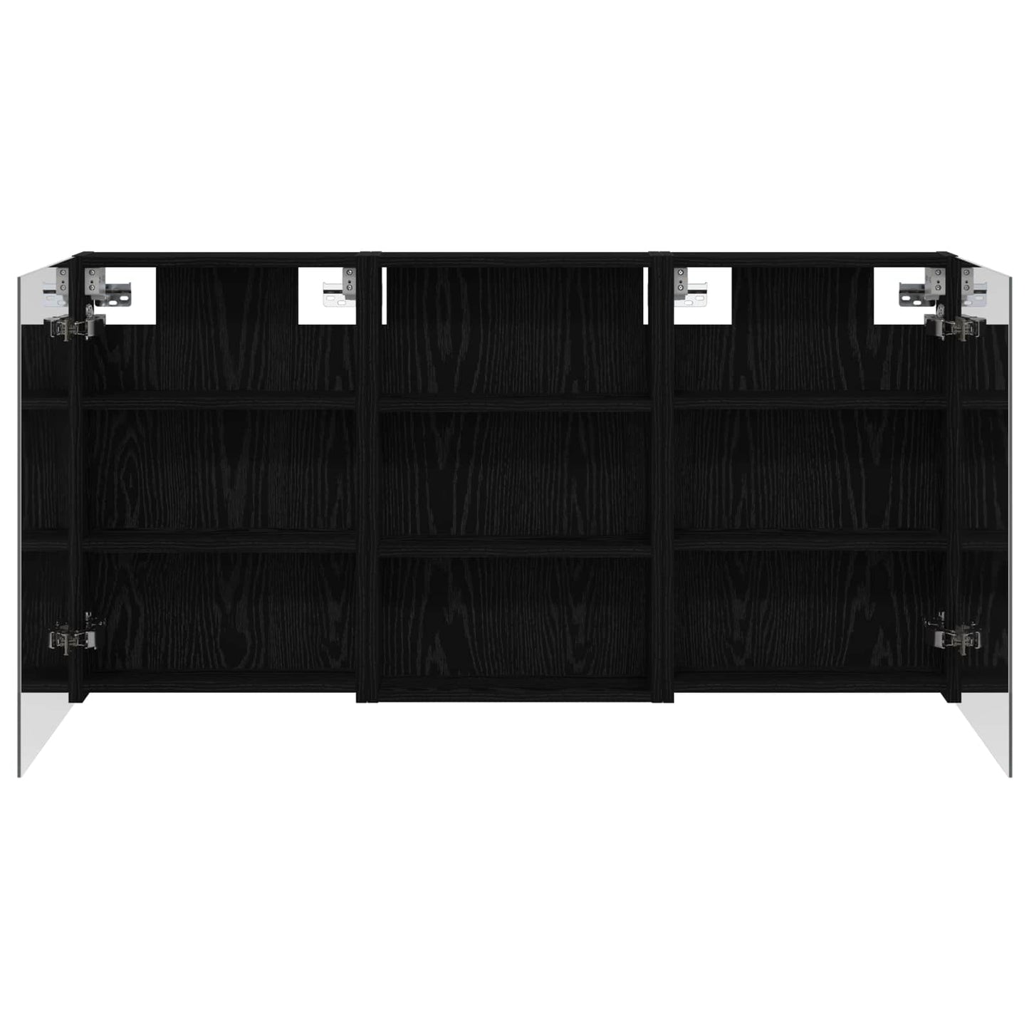 Set di Armadi da Bagno con porta 3 pcs 120 x 10,5 x 60,5 cm