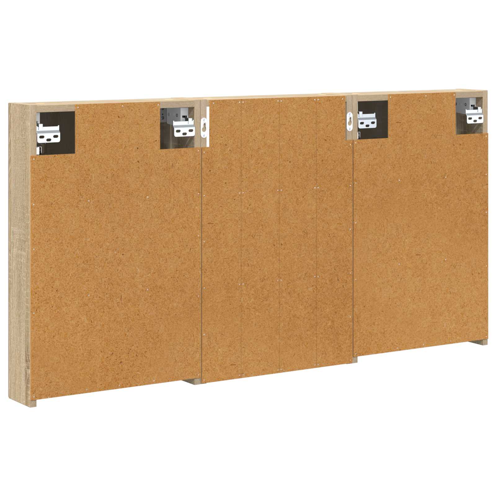 Set di Armadi da Bagno con porta 3 pcs 120 x 10,5 x 60,5 cm | homemem39