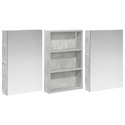 Set di Armadi da Bagno con porta 3 pcs 120 x 10,5 x 60,5 cm