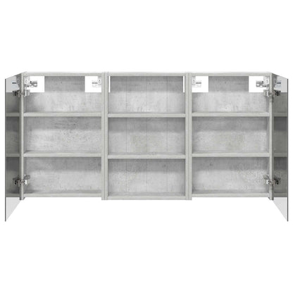 Set di Armadi da Bagno con porta 3 pcs 120 x 10,5 x 60,5 cm | homemem39