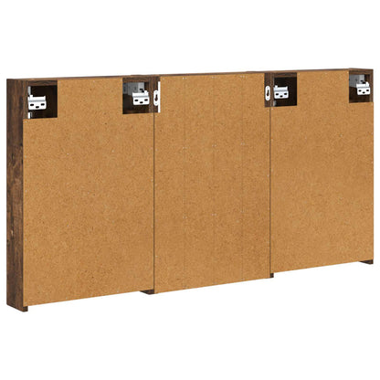 Set di Armadi da Bagno con porta 3 pcs 120 x 10,5 x 60,5 cm