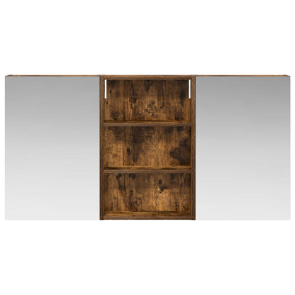 Set di Armadi da Bagno con porta 3 pcs 120 x 10,5 x 60,5 cm | homemem39