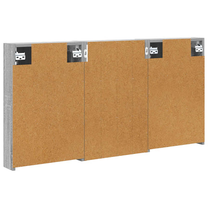 Set di Armadi da Bagno con porta 3 pcs 120 x 10,5 x 60,5 cm | homemem39