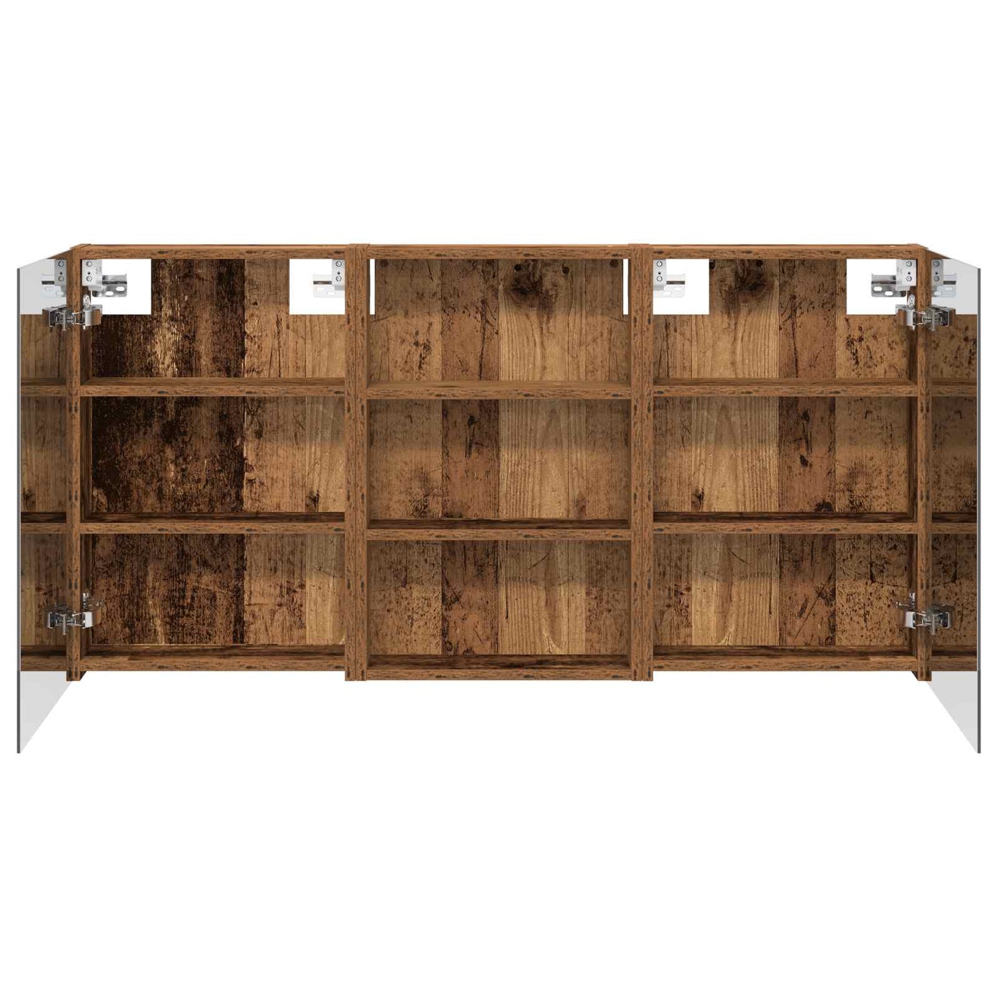 Set di Armadi da Bagno con porta 3 pcs 120 x 10,5 x 60,5 cm | homemem39