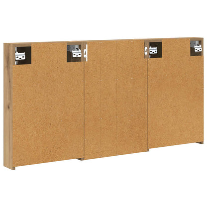 Set di Armadi da Bagno con porta 3 pcs 120 x 10,5 x 60,5 cm | homemem39