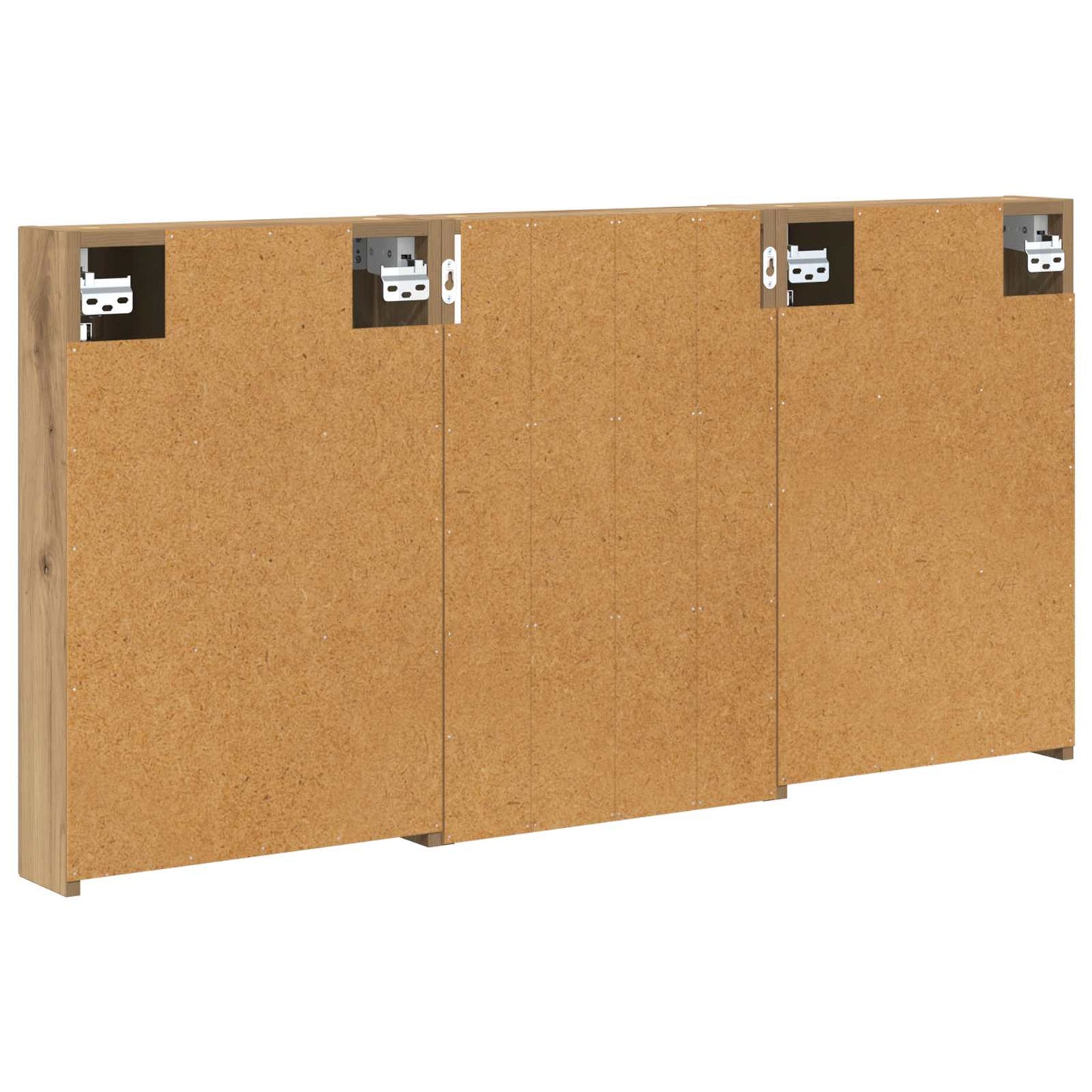 Set di Armadi da Bagno con porta 3 pcs 120 x 10,5 x 60,5 cm