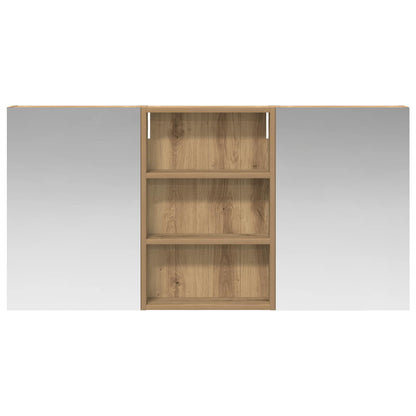 Set di Armadi da Bagno con porta 3 pcs 120 x 10,5 x 60,5 cm
