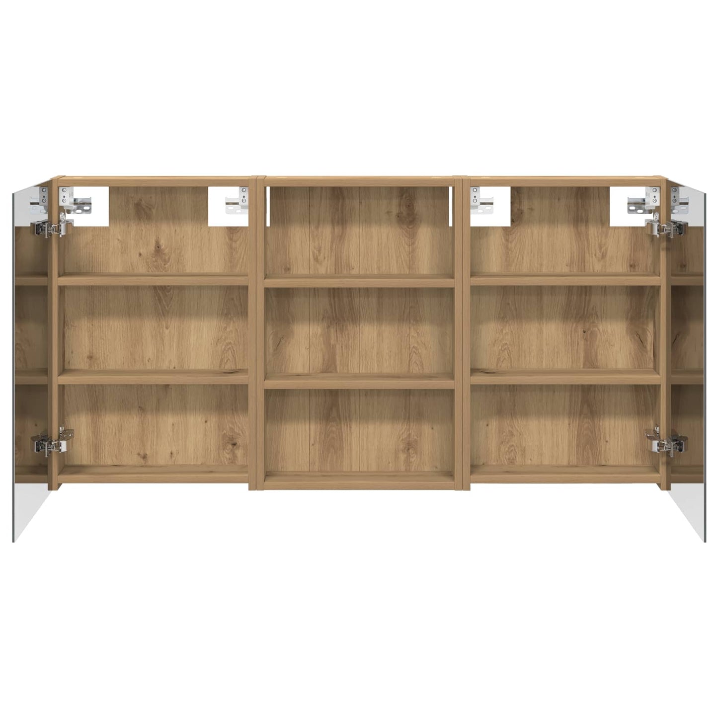 Set di Armadi da Bagno con porta 3 pcs 120 x 10,5 x 60,5 cm