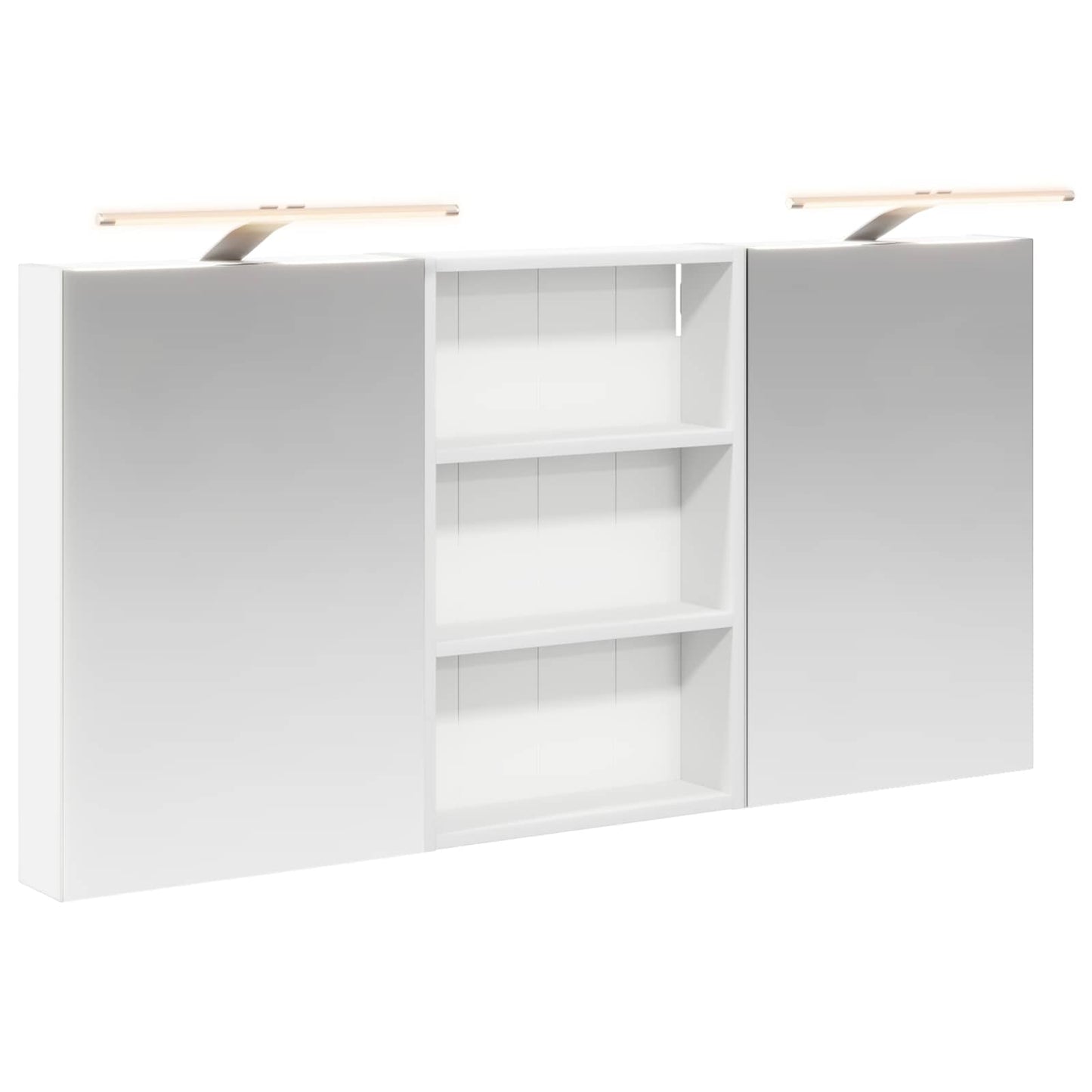 Set di Armadi da Bagno con porta 3 pcs 120 x 10,5 x 60,5 cm | homemem39
