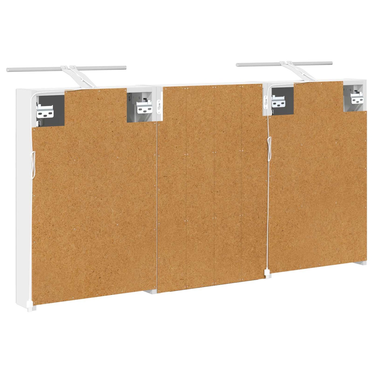 Set di Armadi da Bagno con porta 3 pcs 120 x 10,5 x 60,5 cm