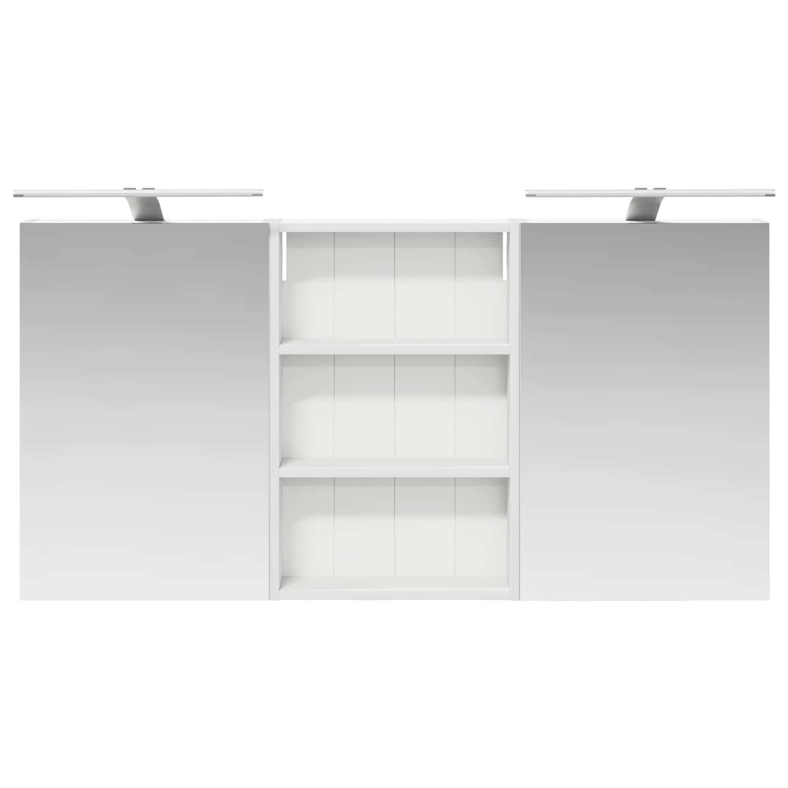 Set di Armadi da Bagno con porta 3 pcs 120 x 10,5 x 60,5 cm | homemem39