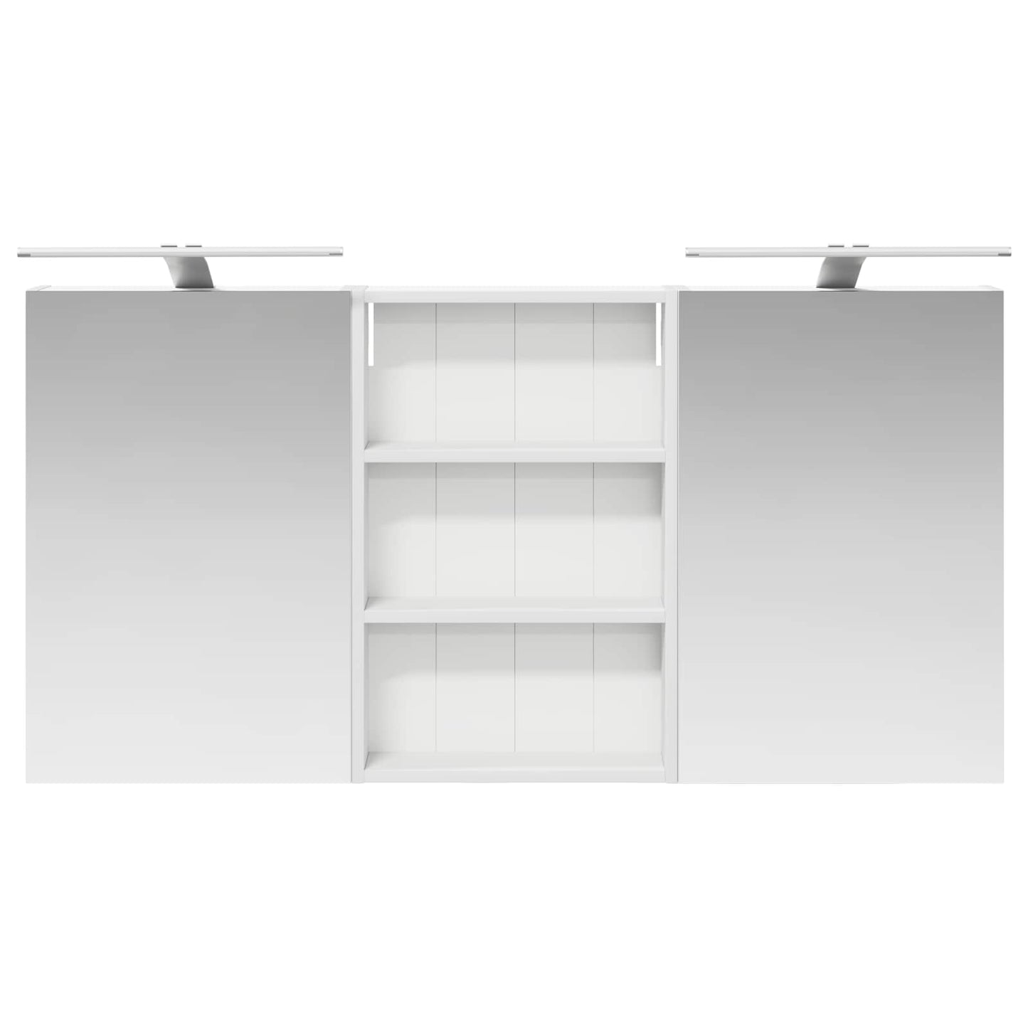 Set di Armadi da Bagno con porta 3 pcs 120 x 10,5 x 60,5 cm