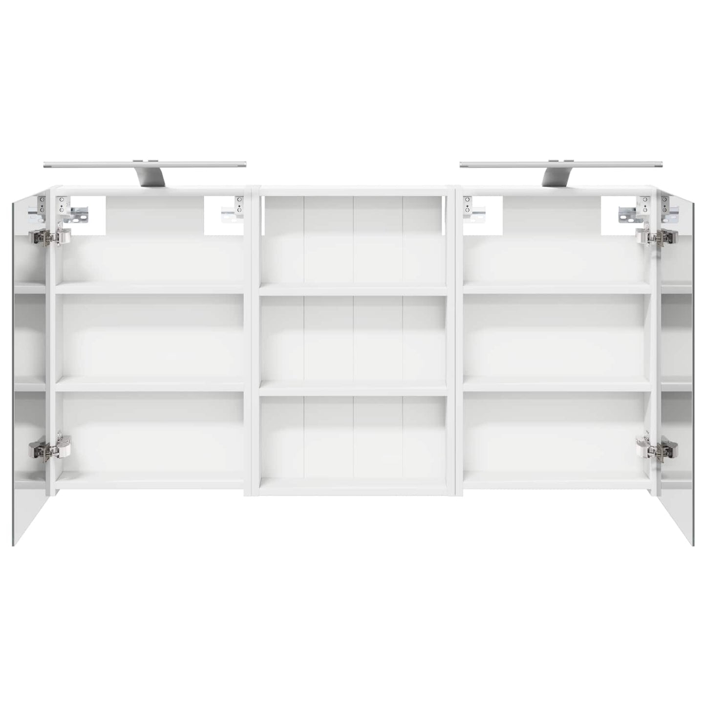 Set di Armadi da Bagno con porta 3 pcs 120 x 10,5 x 60,5 cm | homemem39