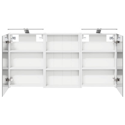 Set di Armadi da Bagno con porta 3 pcs 120 x 10,5 x 60,5 cm | homemem39