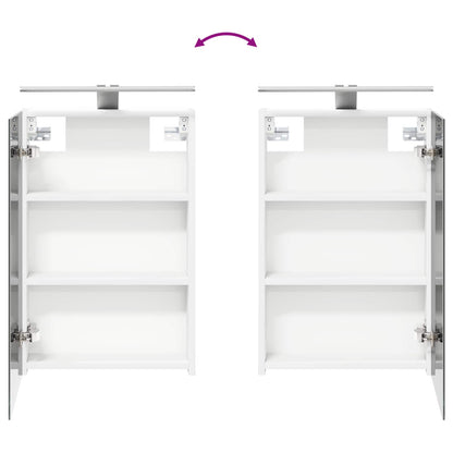 Set di Armadi da Bagno con porta 3 pcs 120 x 10,5 x 60,5 cm