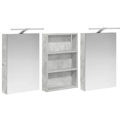 Set di Armadi da Bagno 3 pz 120 x 10,5 x 60,5 cm | homemem39