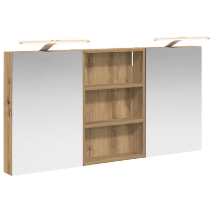 Set di Armadi da Bagno con porta 3 pcs 120 x 10,5 x 60,5 cm | homemem39