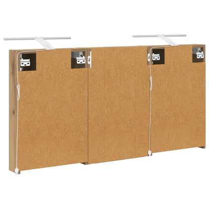 Set di Armadi da Bagno con porta 3 pcs 120 x 10,5 x 60,5 cm | homemem39