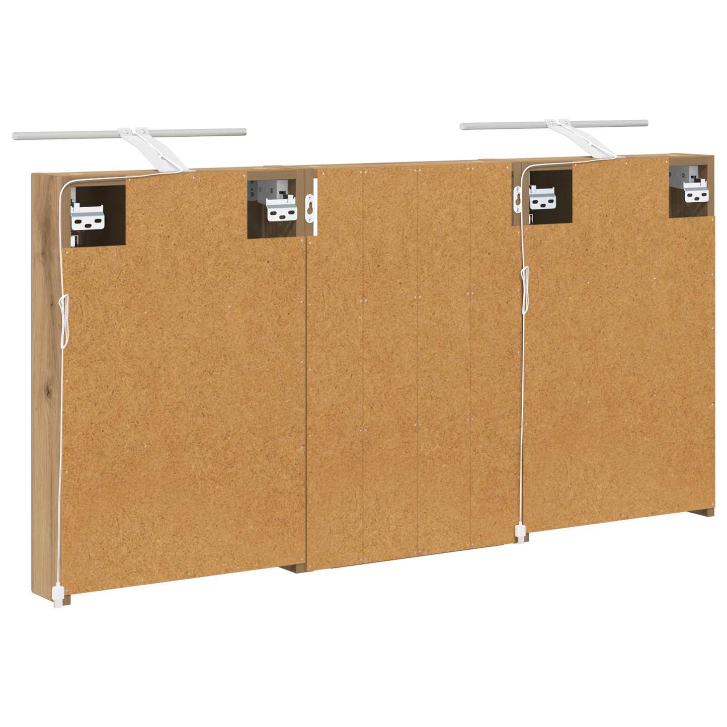 Set di Armadi da Bagno con porta 3 pcs 120 x 10,5 x 60,5 cm