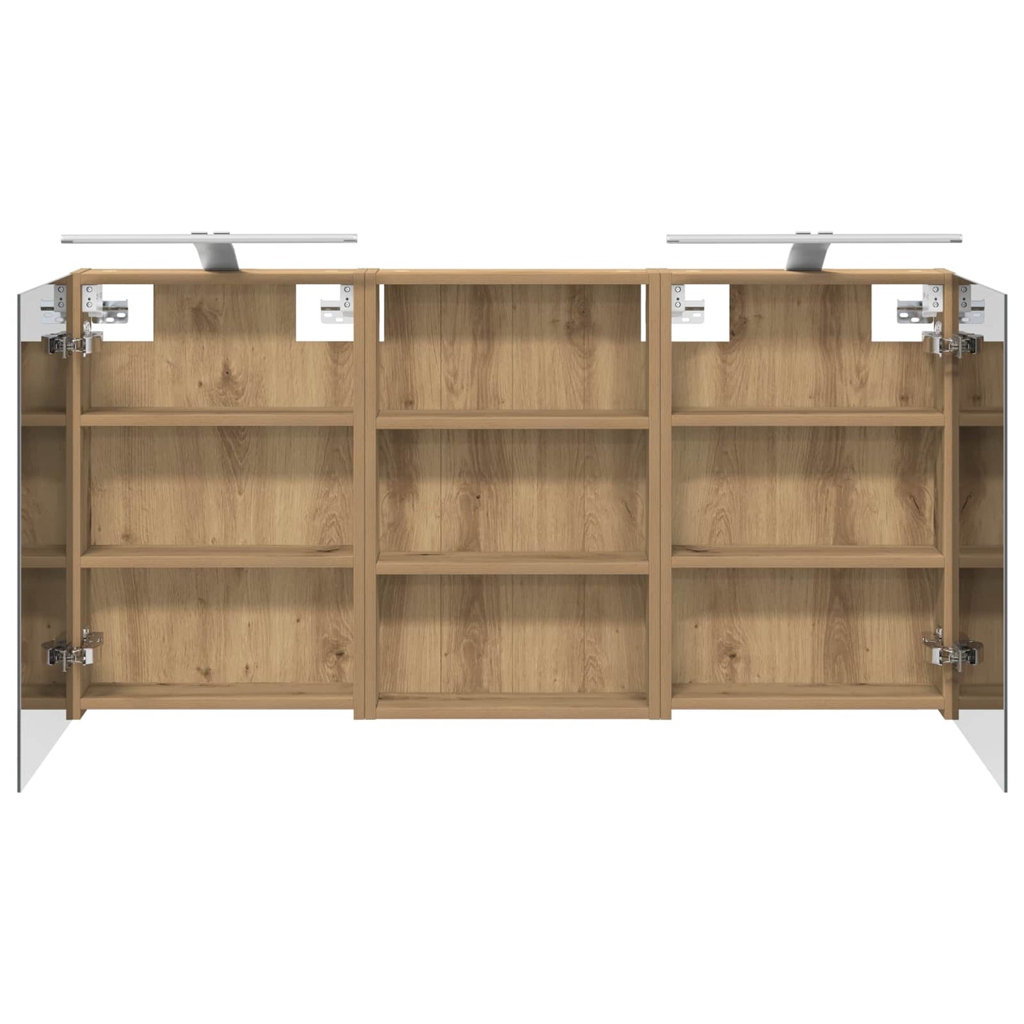 Set di Armadi da Bagno con porta 3 pcs 120 x 10,5 x 60,5 cm | homemem39