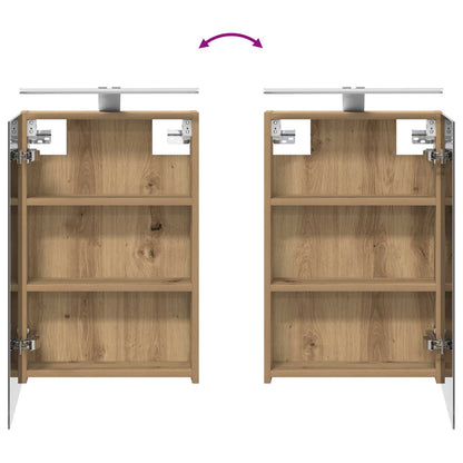 Set di Armadi da Bagno con porta 3 pcs 120 x 10,5 x 60,5 cm