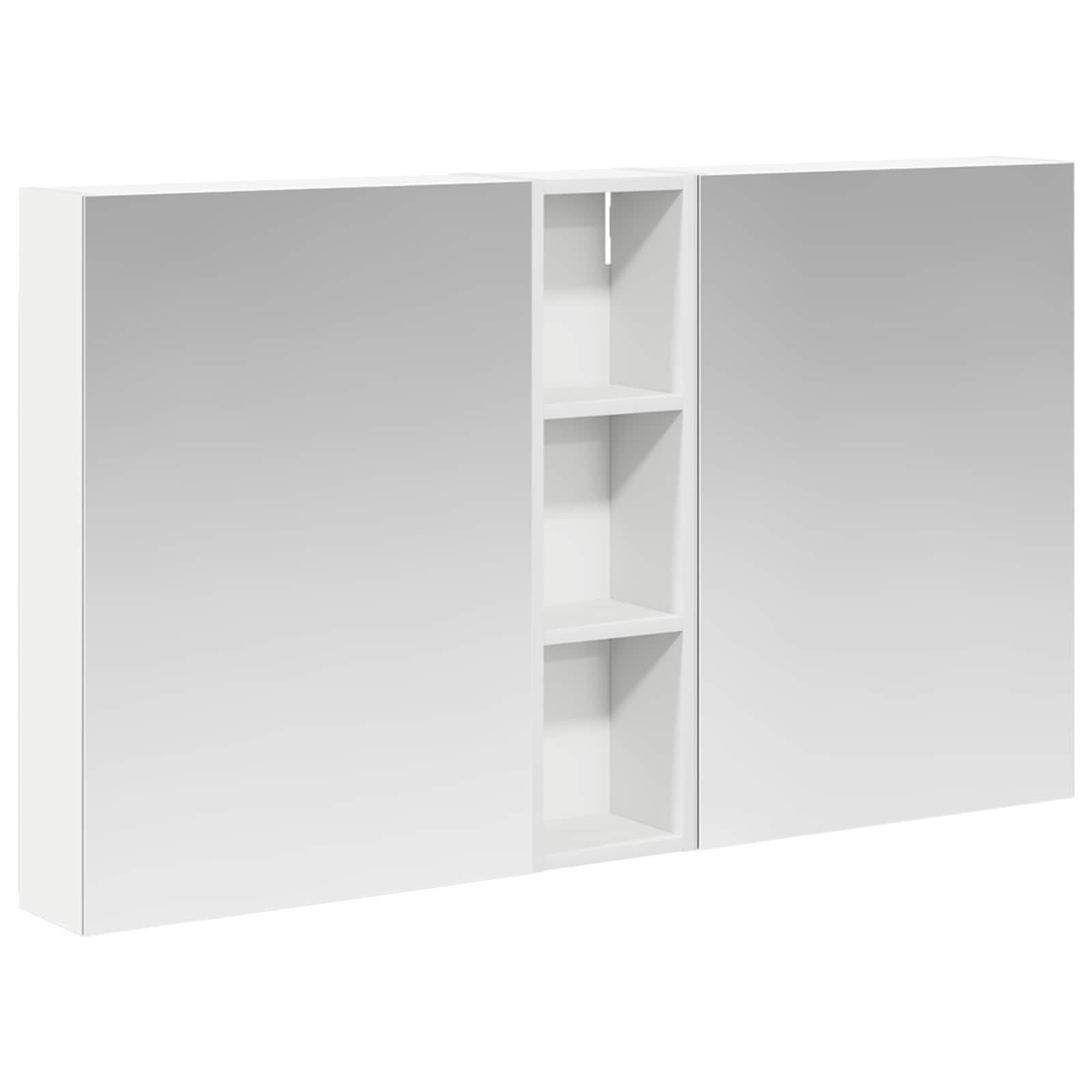 Set di Armadi da Bagno con lo scaffale 3 pcs 120 x 14,5 x 70 cm | homemem39