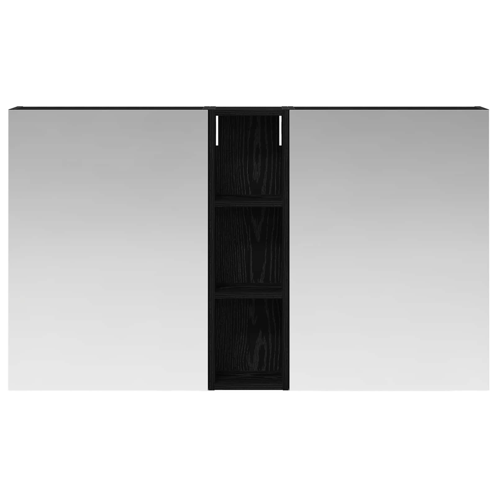 Set di Armadi da Bagno con lo scaffale 3 pcs 120 x 14,5 x 70 cm | homemem39