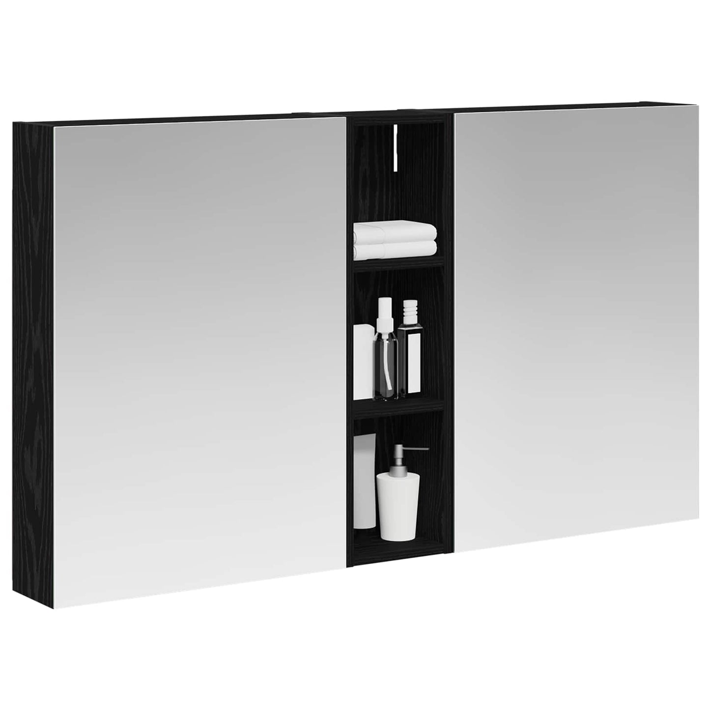 Set di Armadi da Bagno con lo scaffale 3 pcs 120 x 14,5 x 70 cm | homemem39