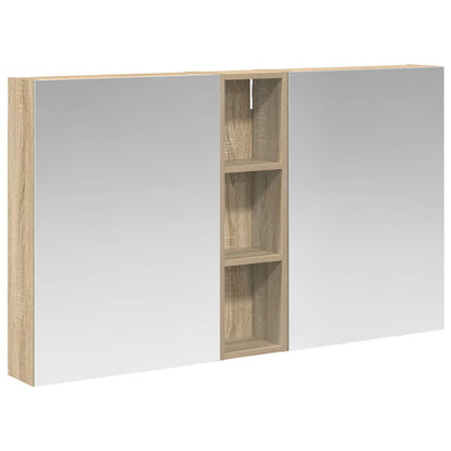 Set di Armadi da Bagno con lo scaffale 3 pcs 120 x 14,5 x 70 cm