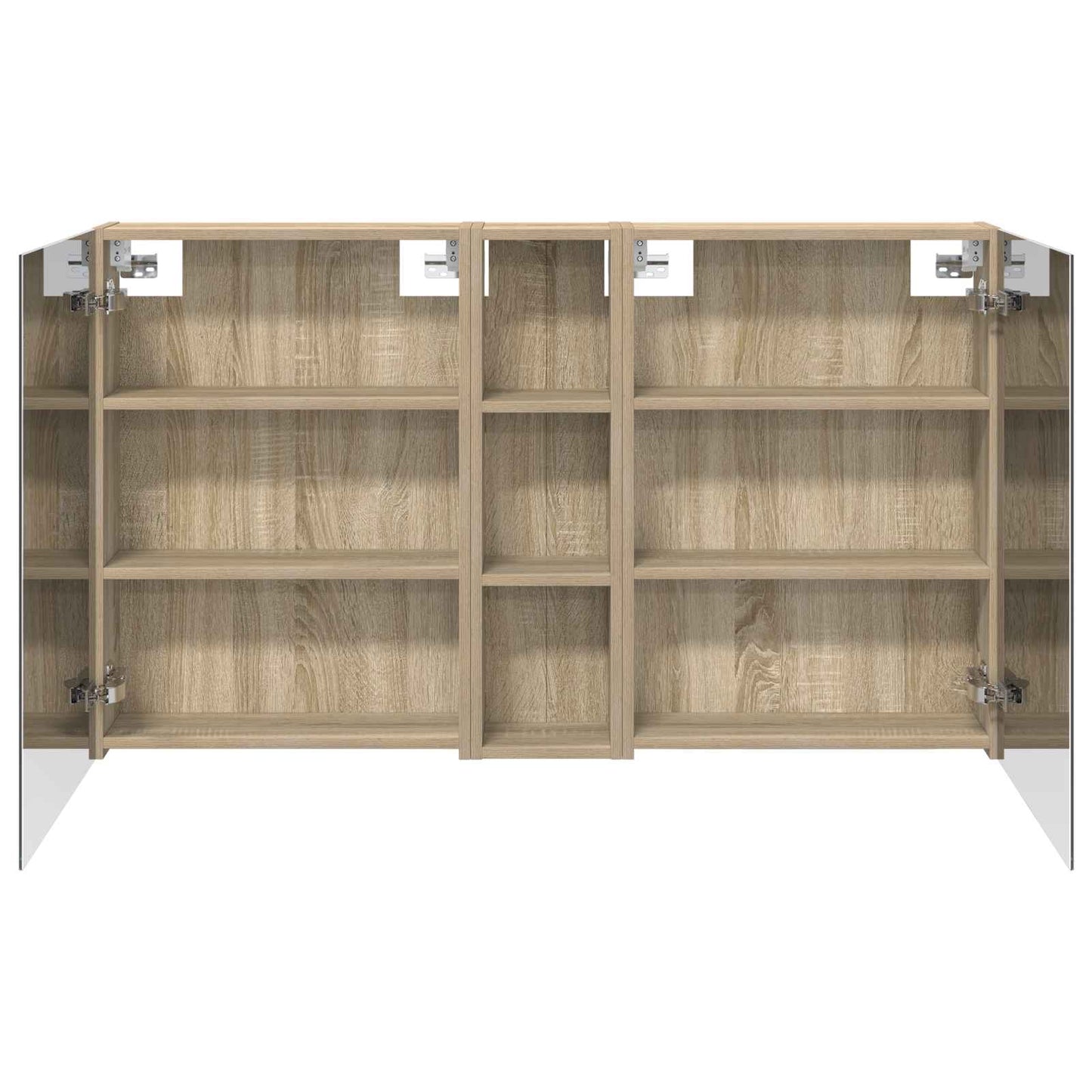 Set di Armadi da Bagno con lo scaffale 3 pcs 120 x 14,5 x 70 cm | homemem39