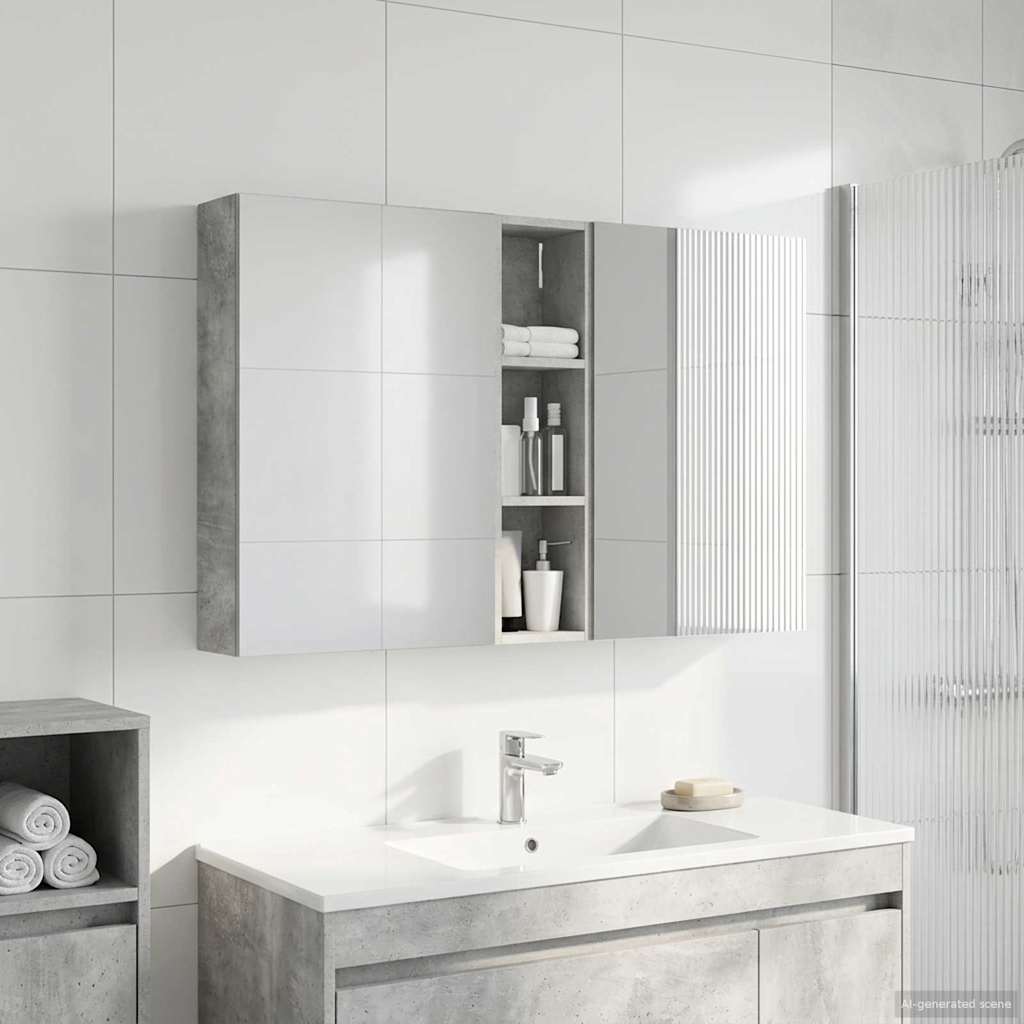 Set di Armadi da Bagno con lo scaffale 3 pcs 120 x 14,5 x 70 cm | homemem39