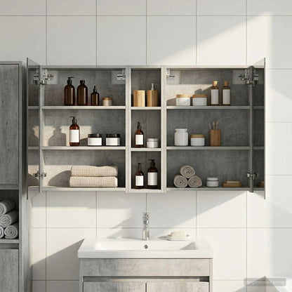 Set di Armadi da Bagno con lo scaffale 3 pcs 120 x 14,5 x 70 cm | homemem39