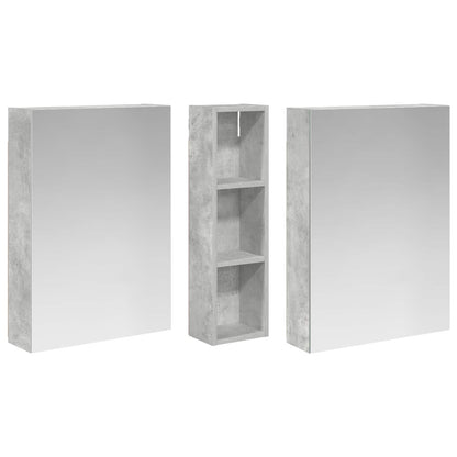 Set di Armadi da Bagno con lo scaffale 3 pcs 120 x 14,5 x 70 cm | homemem39