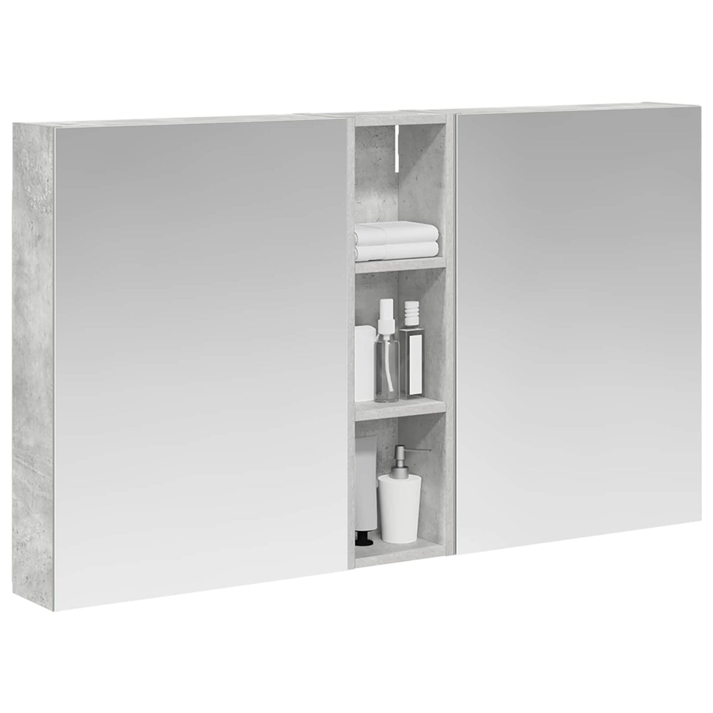Set di Armadi da Bagno con lo scaffale 3 pcs 120 x 14,5 x 70 cm
