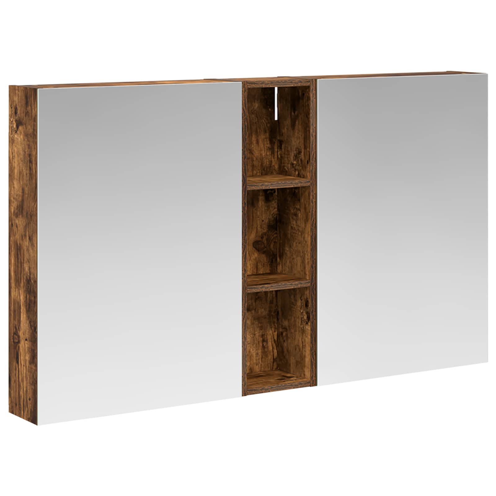 Set di Armadi da Bagno con lo scaffale 3 pcs 120 x 14,5 x 70 cm | homemem39
