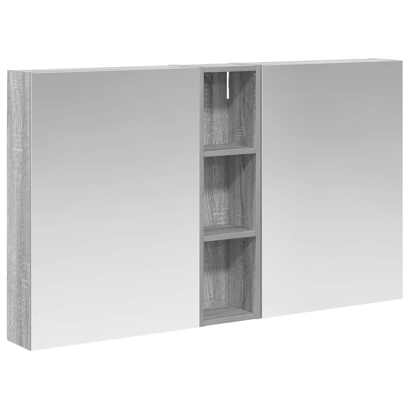Set di Armadi da Bagno con lo scaffale 3 pcs 120 x 14,5 x 70 cm | homemem39