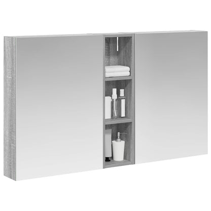 Set di Armadi da Bagno con lo scaffale 3 pcs 120 x 14,5 x 70 cm | homemem39