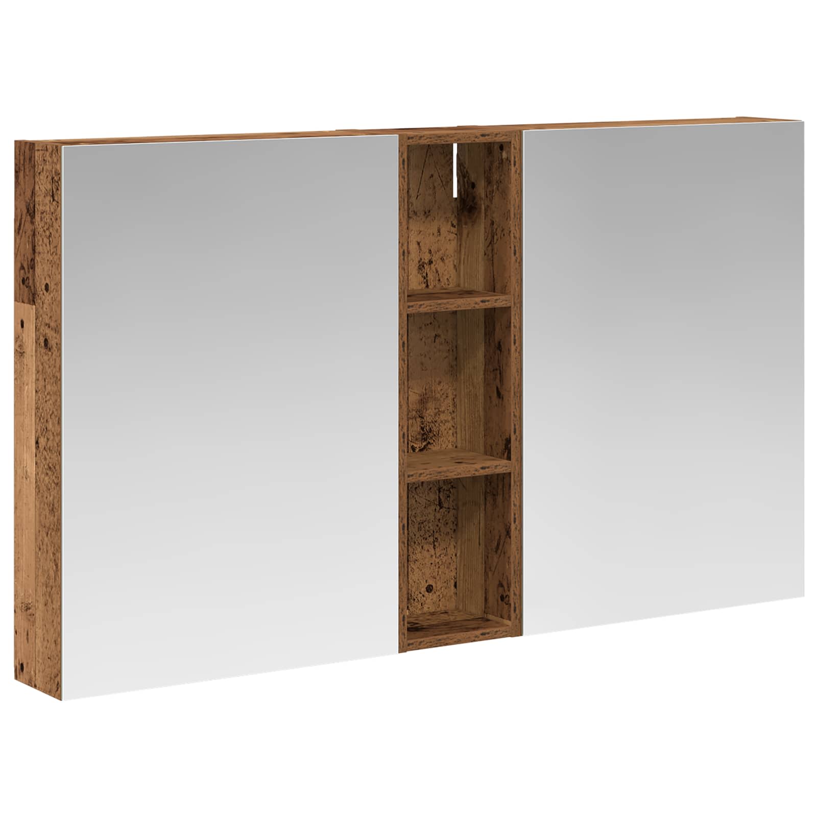 Set di Armadi da Bagno con lo scaffale 3 pcs 120 x 14,5 x 70 cm | homemem39
