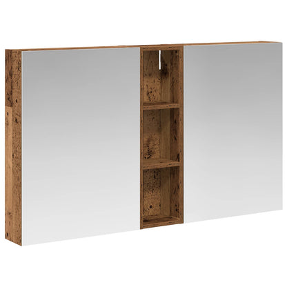 Set di Armadi da Bagno con lo scaffale 3 pcs 120 x 14,5 x 70 cm | homemem39