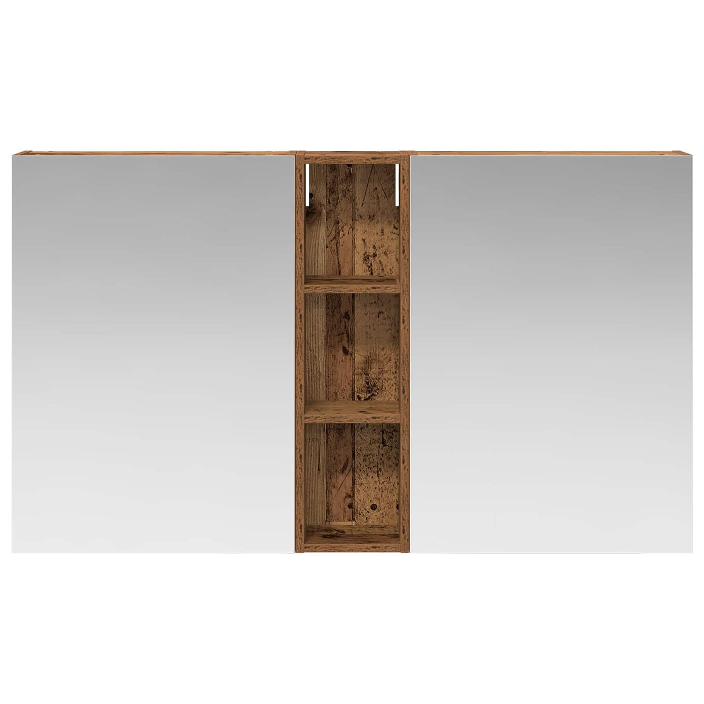 Set di Armadi da Bagno con lo scaffale 3 pcs 120 x 14,5 x 70 cm