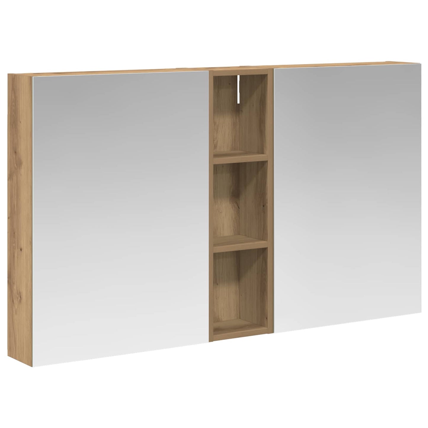 Set di Armadi da Bagno con lo scaffale 3 pcs 120 x 14,5 x 70 cm | homemem39
