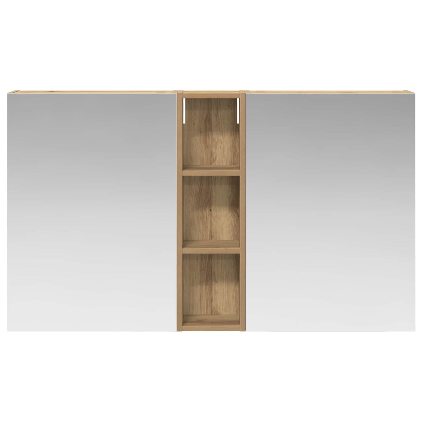 Set di Armadi da Bagno con lo scaffale 3 pcs 120 x 14,5 x 70 cm