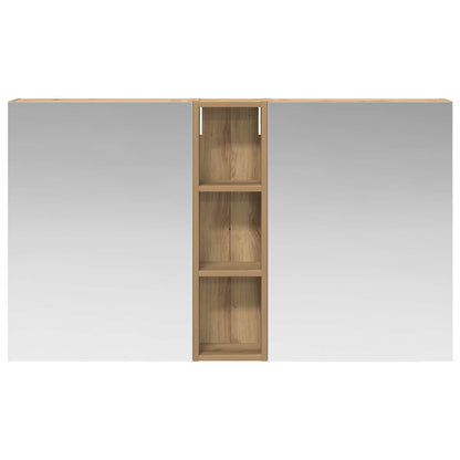 Set di Armadi da Bagno con lo scaffale 3 pcs 120 x 14,5 x 70 cm