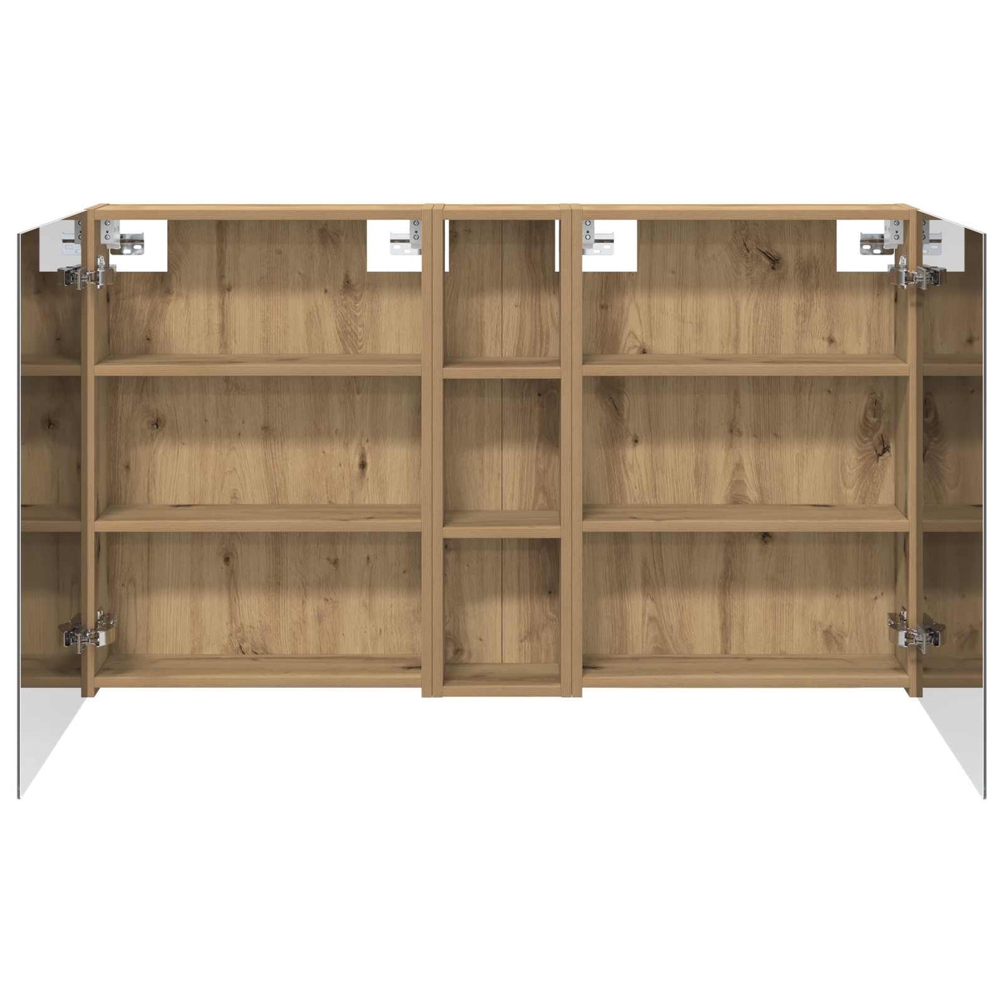 Set di Armadi da Bagno con lo scaffale 3 pcs 120 x 14,5 x 70 cm | homemem39
