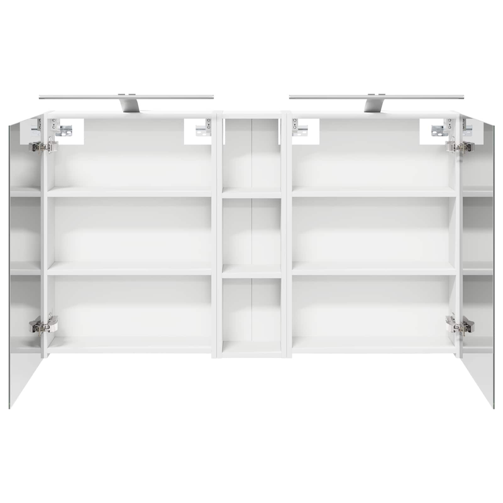 Set di Armadi da Bagno con lo scaffale 3 pcs 120 x 14,5 x 70 cm | homemem39