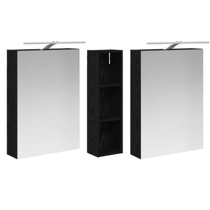 Set di Armadi da Bagno con lo scaffale 3 pcs 120 x 14,5 x 70 cm