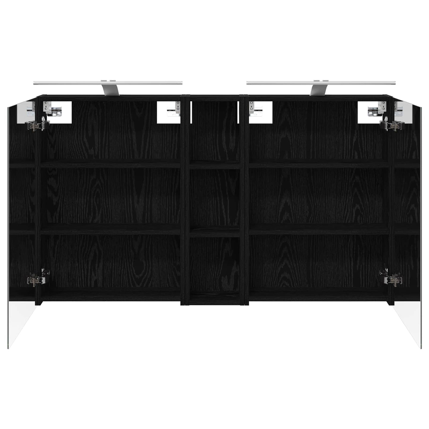 Set di Armadi da Bagno con lo scaffale 3 pcs 120 x 14,5 x 70 cm