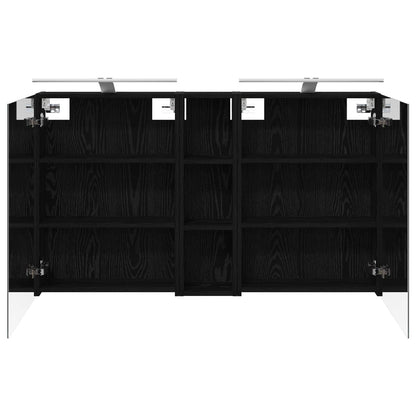 Set di Armadi da Bagno con lo scaffale 3 pcs 120 x 14,5 x 70 cm