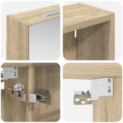 Set di Armadi da Bagno con lo scaffale 3 pcs 120 x 14,5 x 70 cm | homemem39