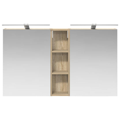 Set di Armadi da Bagno con lo scaffale 3 pcs 120 x 14,5 x 70 cm | homemem39